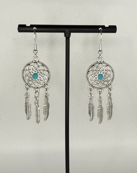 Dreamcatcher earrings