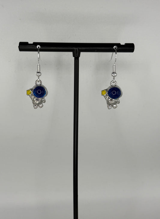 Astronaut earrings