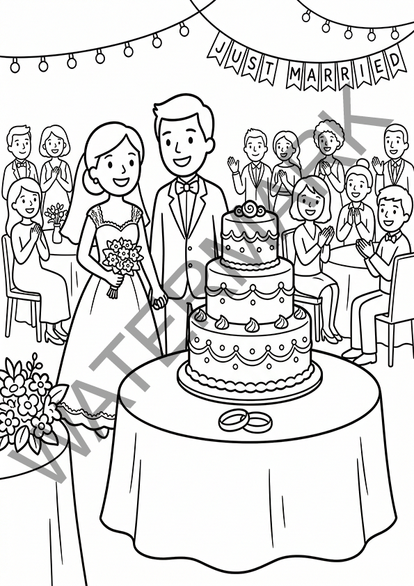 Wedding - Colouring
