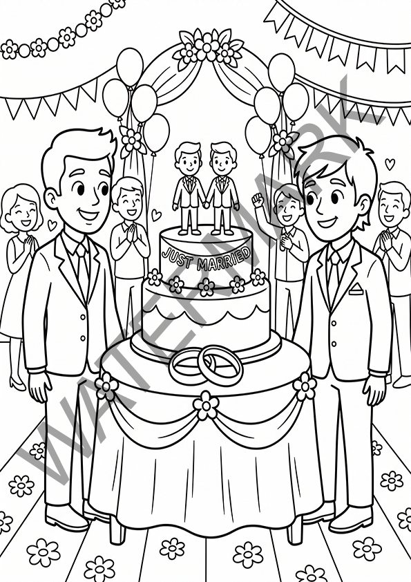 Wedding - Colouring